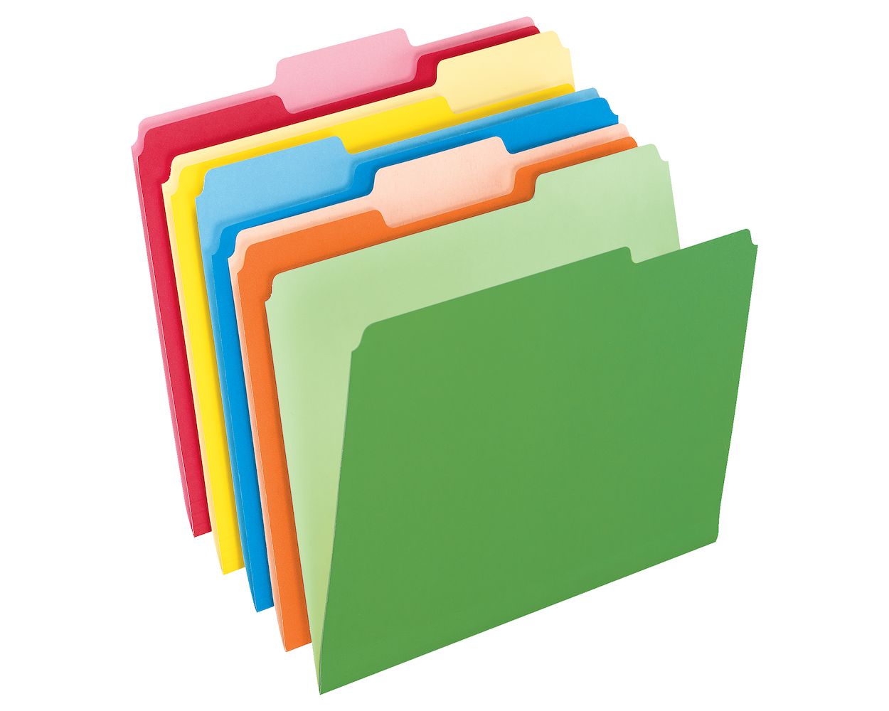 thumbnail image 2 of Pendaflex Two-Tone File Folders, Letter Size - Assorted Jewel Tones (Teal, Violet, Gray, Navy, Burgundy), 100/Box 2 of 13